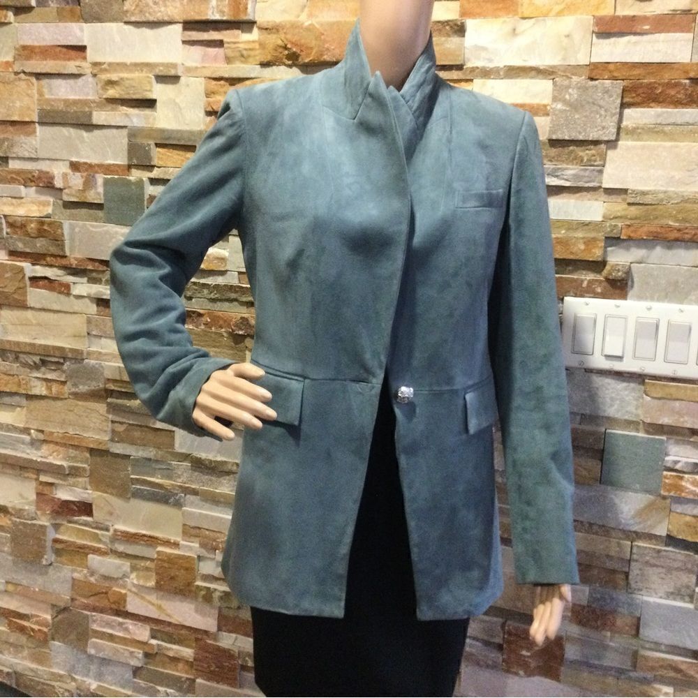 VERONICA BEARD Leather Blazer